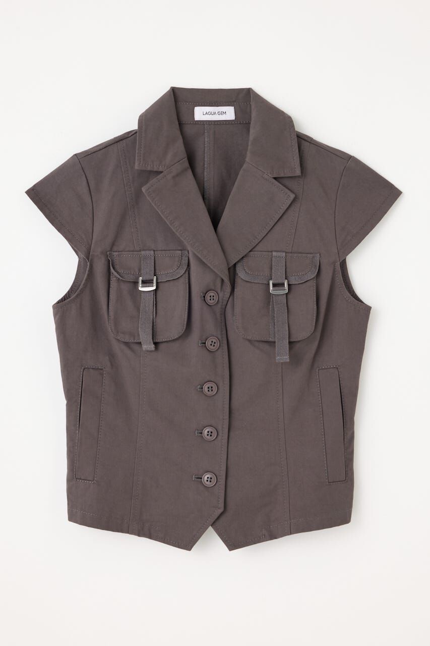 LAGUA GEM「POCKET COMPACT  SHIRT トップス」|シャツ・ブラウス|