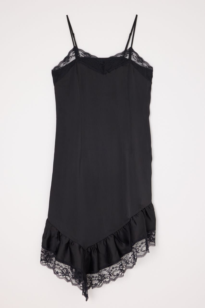 LAGUA GEM「SATIN LACE CAMI ワンピース」|ワンピース|
