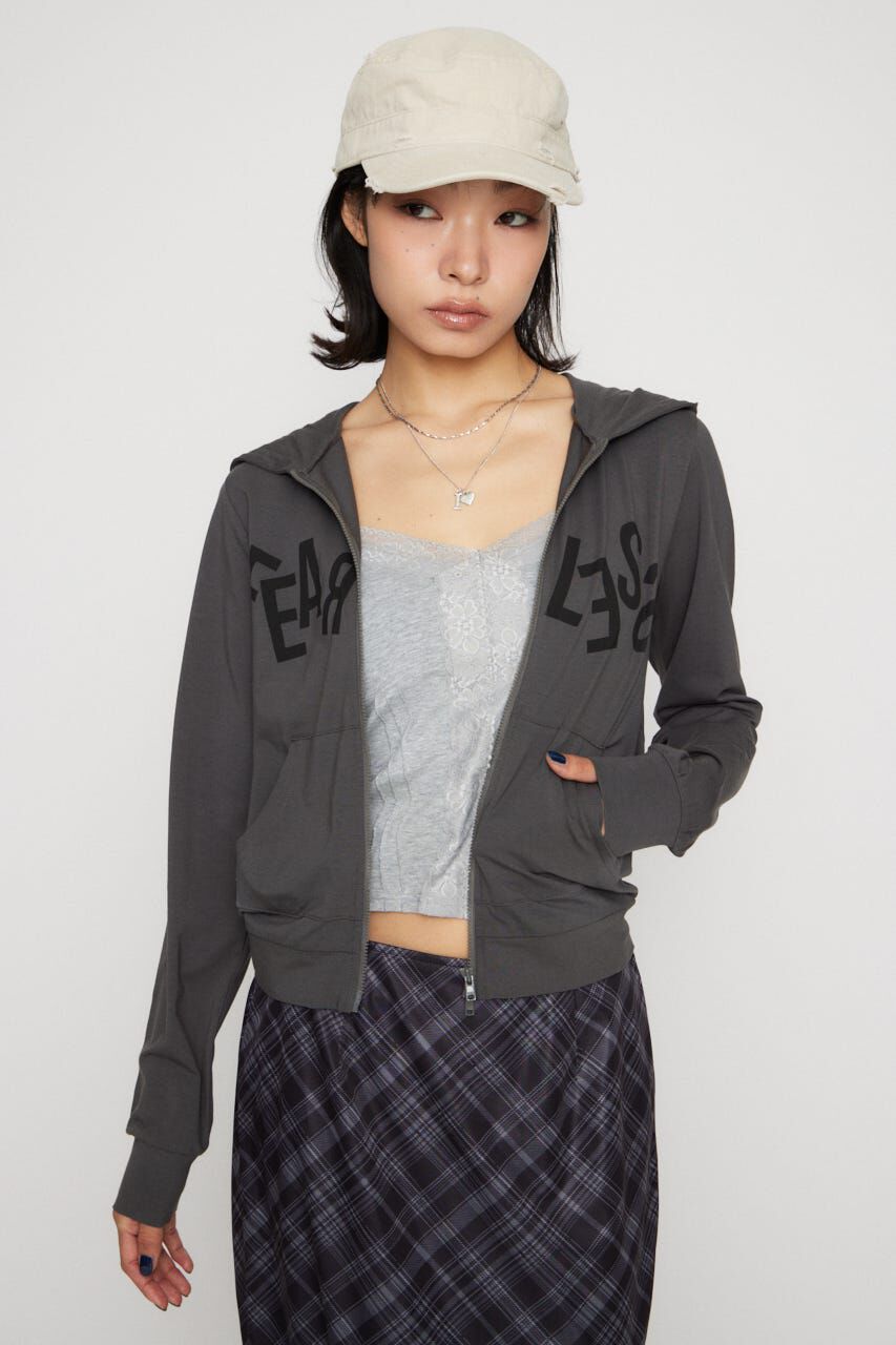 LAGUA GEM「LETTERING  PRINT LIGHT パーカー」|パーカー|