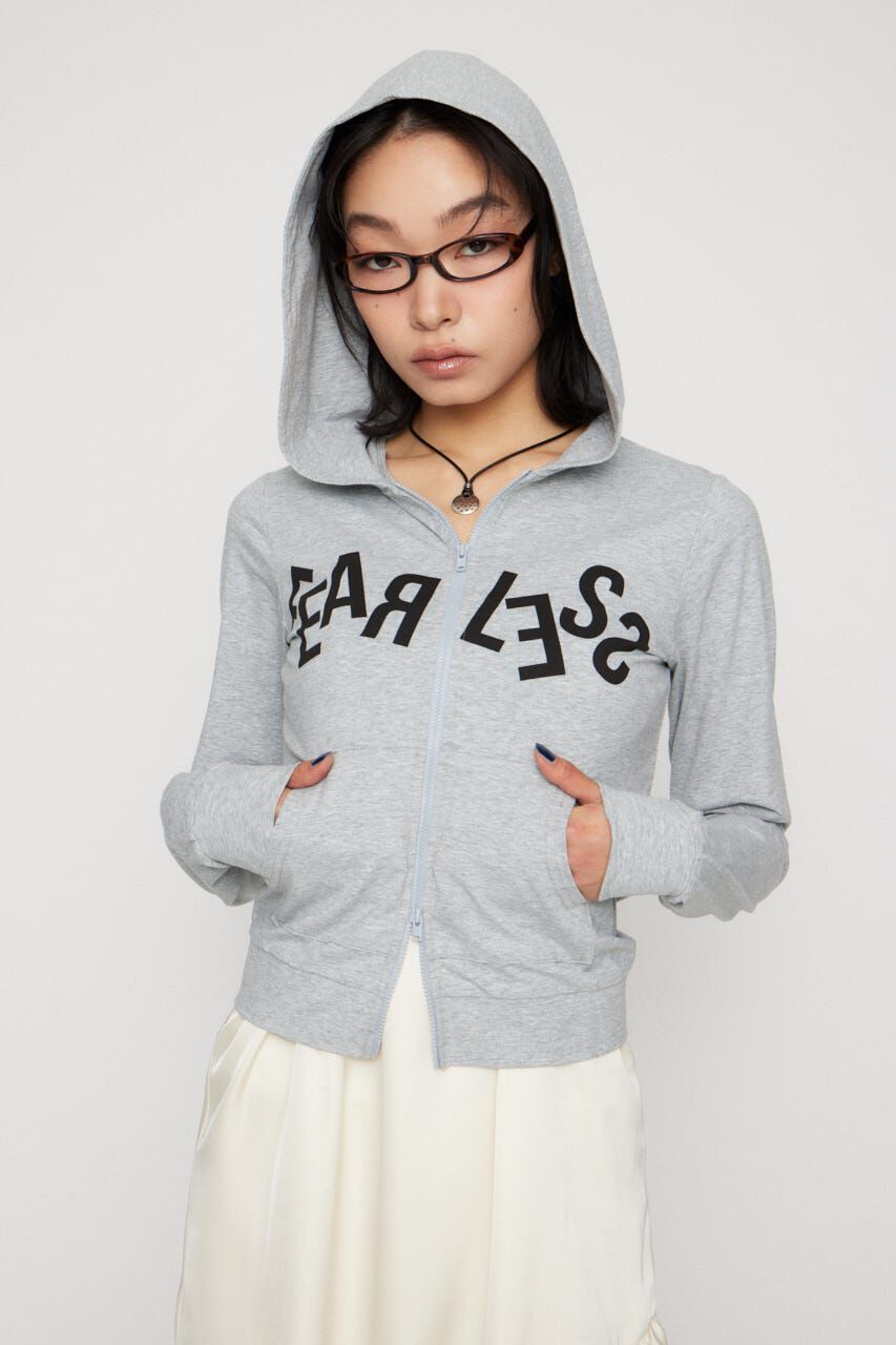 LAGUA GEM「LETTERING  PRINT LIGHT パーカー」|パーカー|