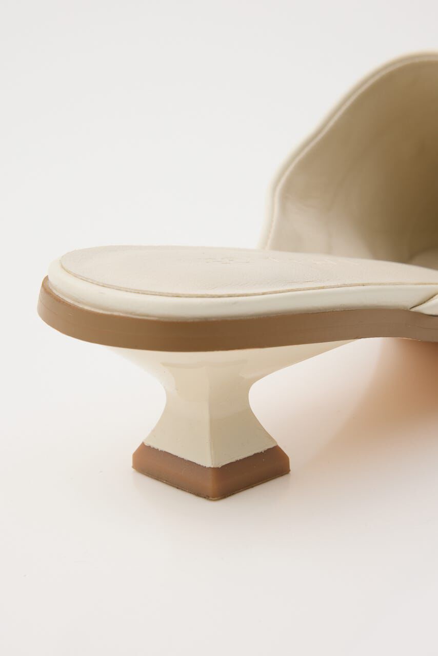 LAGUA GEM「EYELET KITTEN HEEL ミュール」|パンプス|