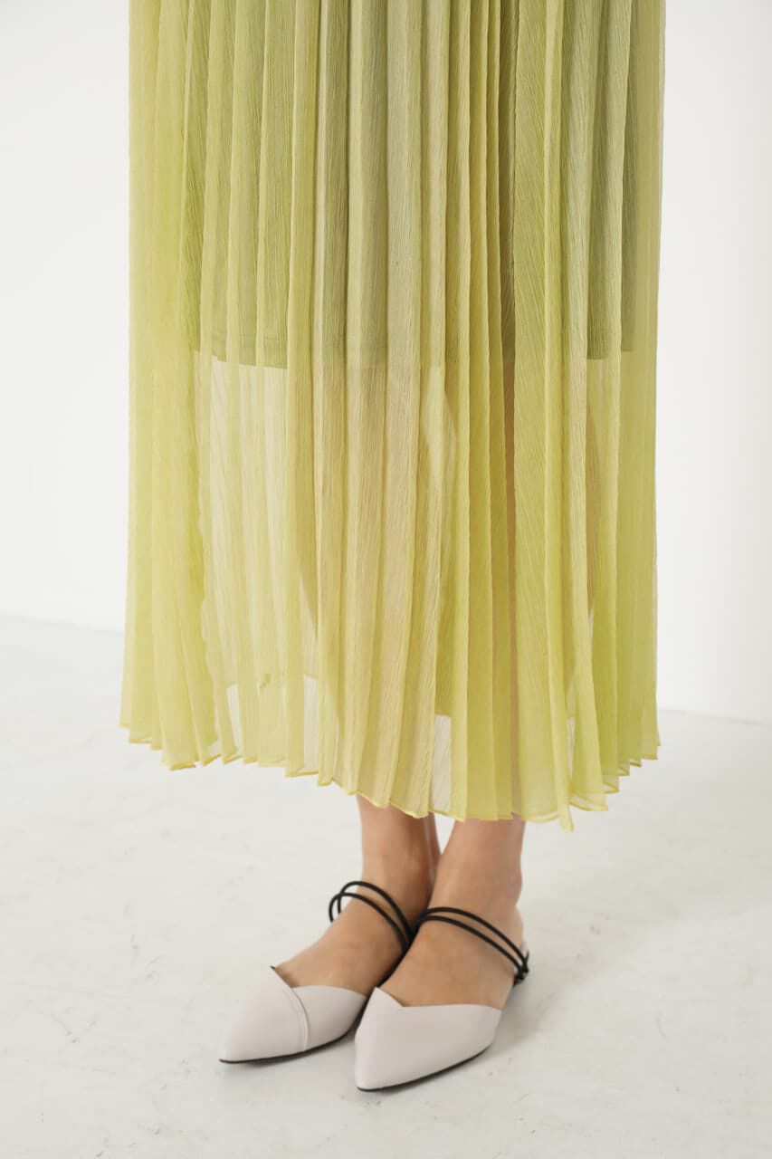 SHEL'TTER SELECT「Color Tulle Pleats Skirt」|スカート|