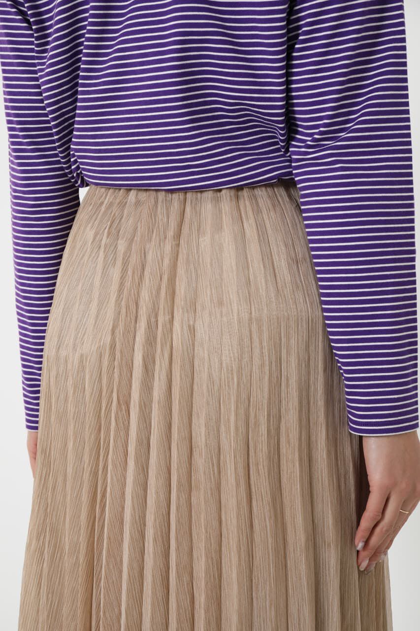 SHEL'TTER SELECT「Color Tulle Pleats Skirt」|スカート|
