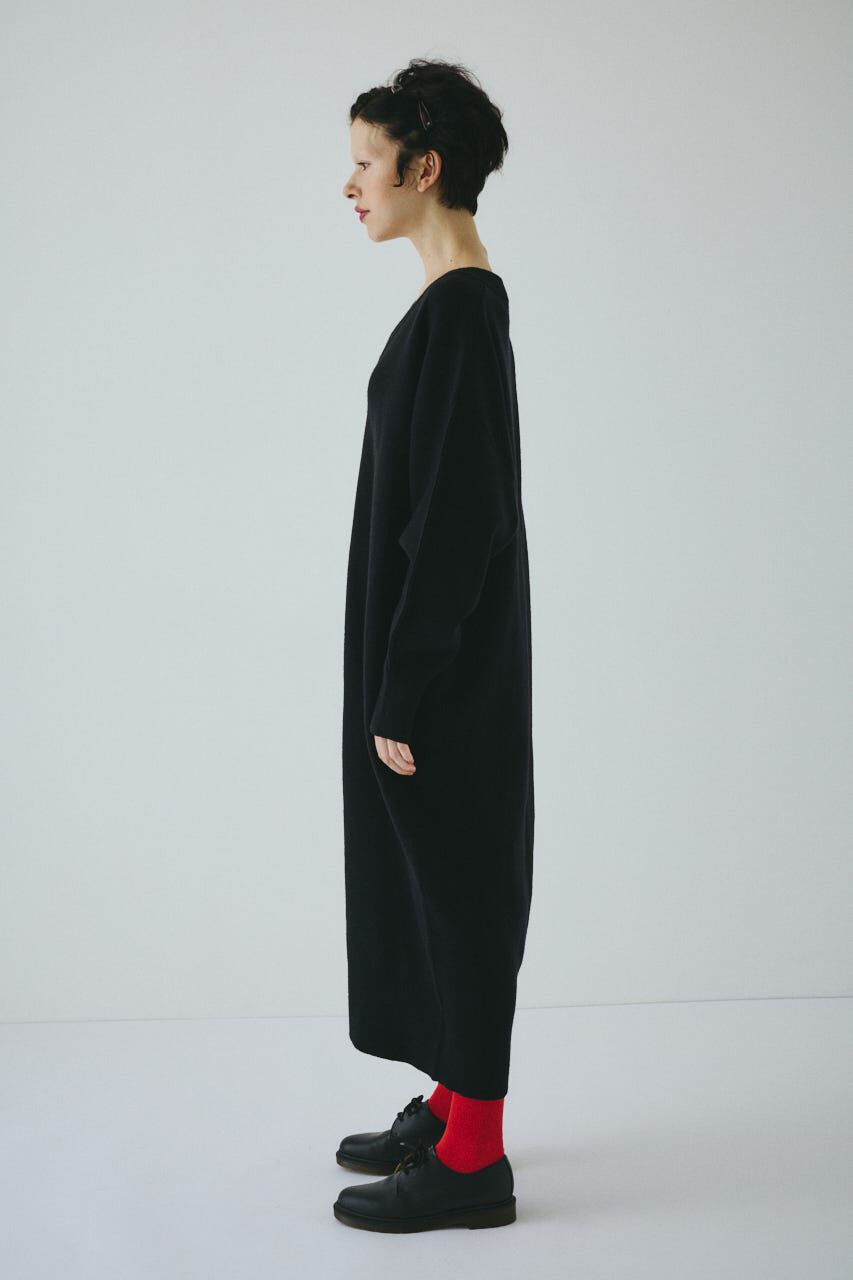 HeRIN.CYE「V neck knit one piece」|ワンピース|