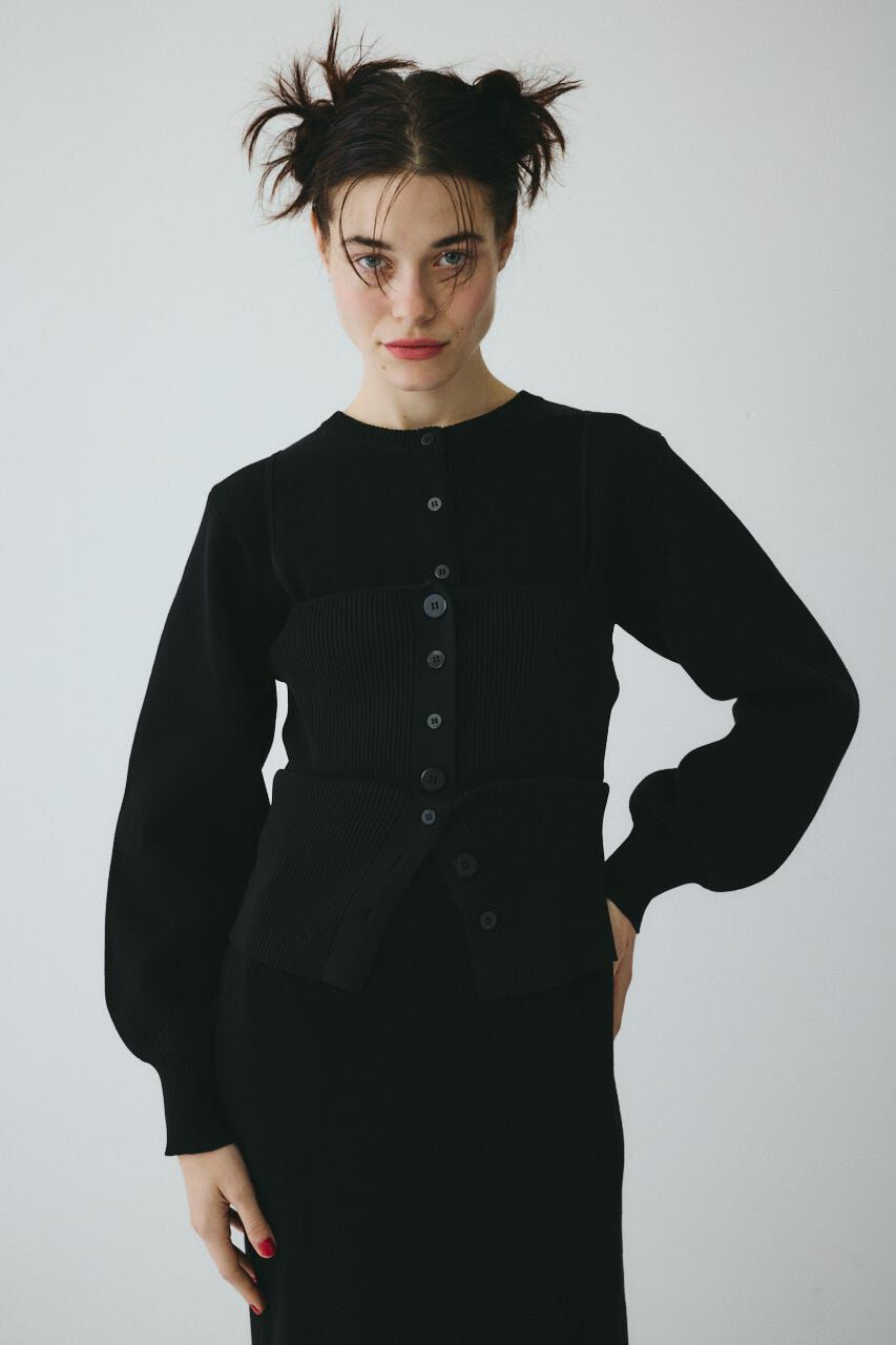 HeRIN.CYE「Layered knit dress」|ワンピース|