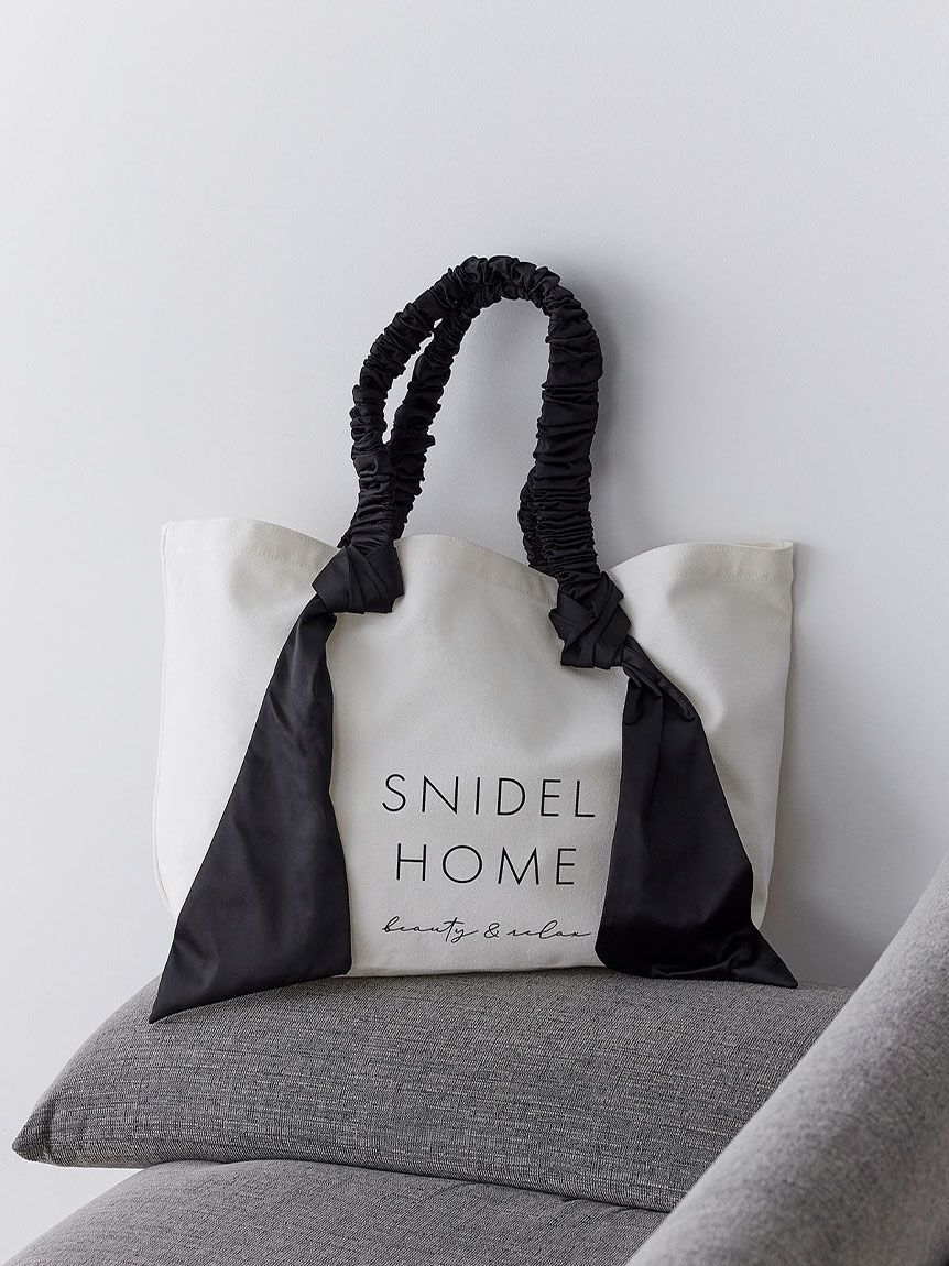 SNIDEL HOME「オーガニックキャンバストート -BIG-」|トートバッグ|BLK