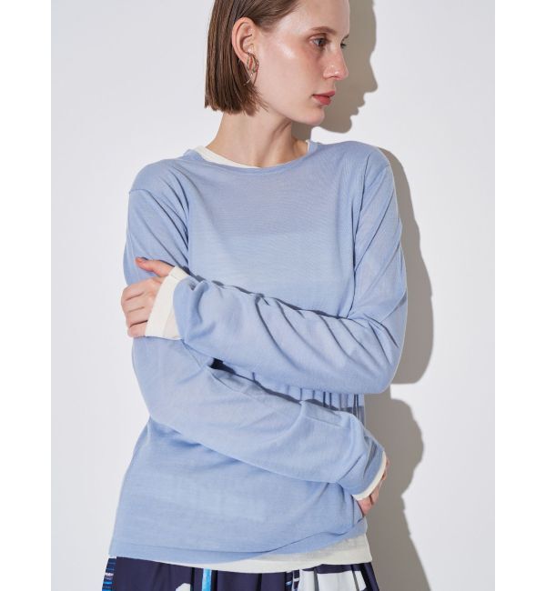 ELENDEEK「WOOL SHEER LONG-T KT」|ニット・セーター|