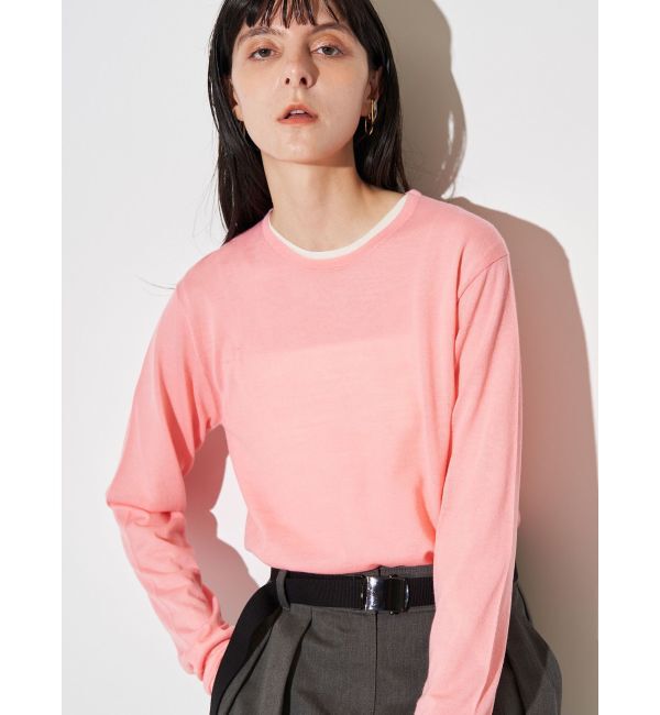 ELENDEEK「WOOL SHEER LONG-T KT」|ニット・セーター|