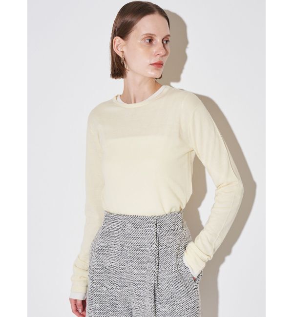 ELENDEEK「WOOL SHEER LONG-T KT」|ニット・セーター|