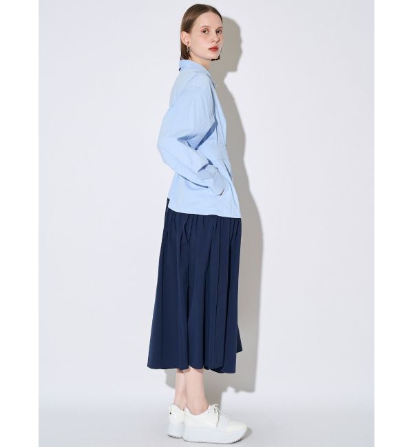 ELENDEEK「WAVE LINE TUCK OP」|ワンピース|