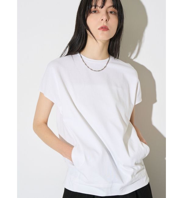 ELENDEEK「TUCK HEM LOOSE CS」|Tシャツ・カットソー|