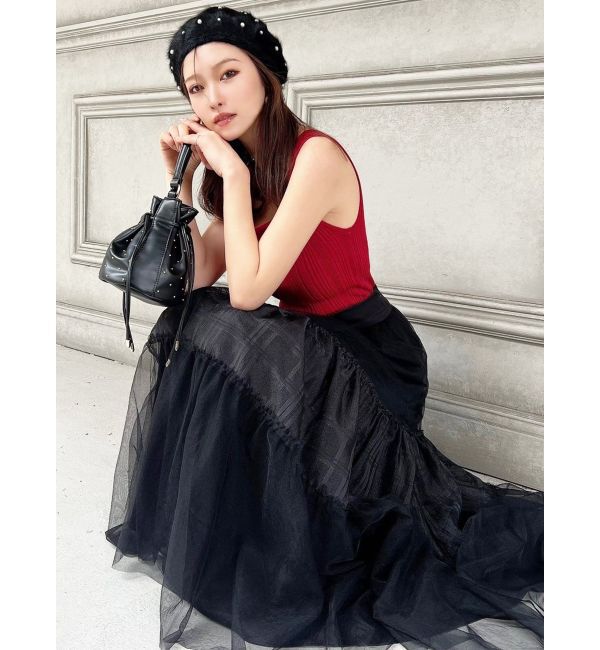 RESEXXY「スタッズコンパクトバッグ」|ハンドバッグ|