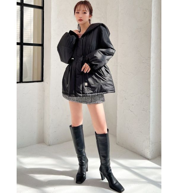 RESEXXY「サイドストリングパファーモッズコート」|ダウン|