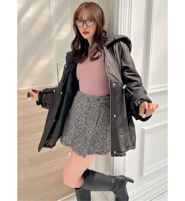 RESEXXY「サイドストリングパファーモッズコート」|ダウン|