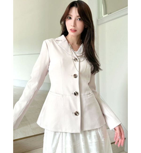 RESEXXY「ペプラムテーラードジャケット」|テーラードジャケット|