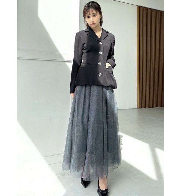 RESEXXY「ペプラムテーラードジャケット」|テーラードジャケット|