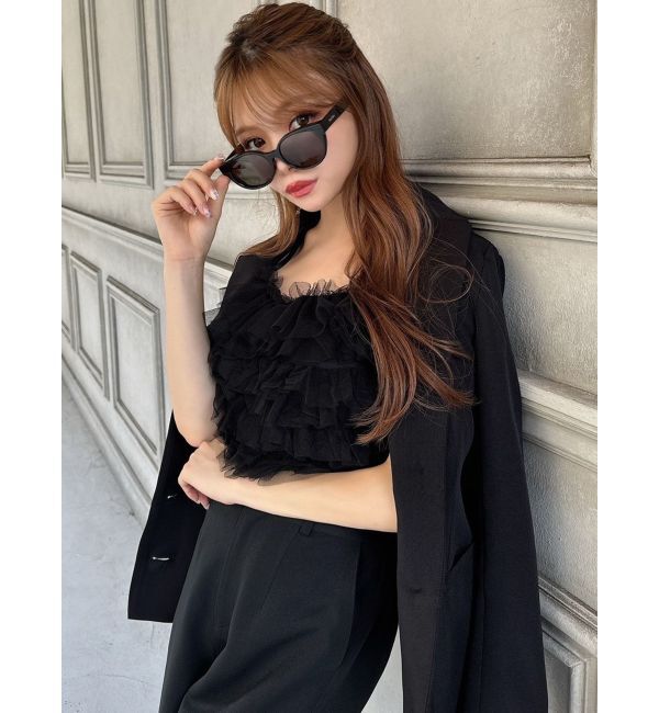 RESEXXY「ペプラムテーラードジャケット」|テーラードジャケット|