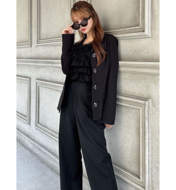 RESEXXY「ペプラムテーラードジャケット」|テーラードジャケット|