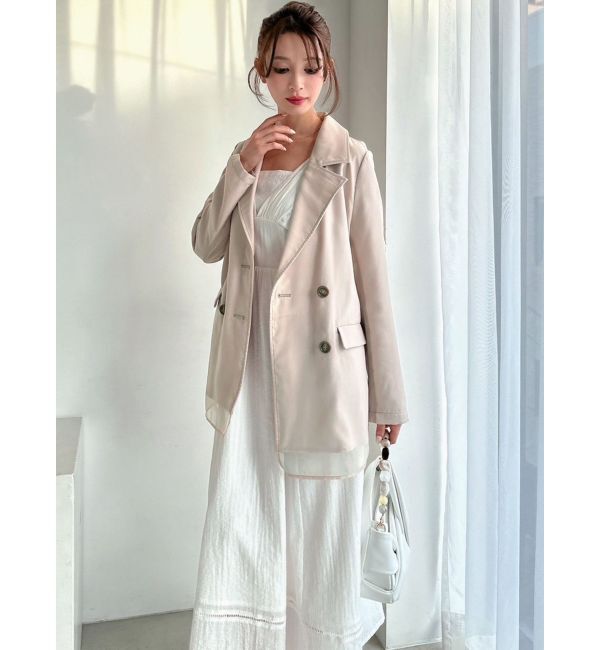 RESEXXY「シアーレイヤードジャケット」|テーラードジャケット|