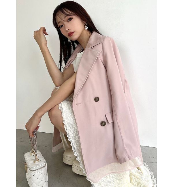 RESEXXY「シアーレイヤードジャケット」|テーラードジャケット|