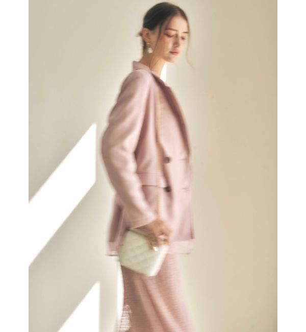RESEXXY「シアーレイヤードジャケット」|テーラードジャケット|