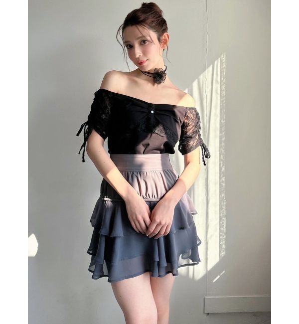 RESEXXY「フリルミニスカート」|スカート|