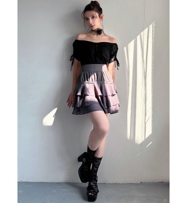 RESEXXY「フリルミニスカート」|スカート|