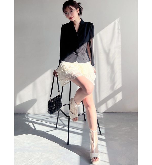 RESEXXY「フリルミニスカート」|スカート|