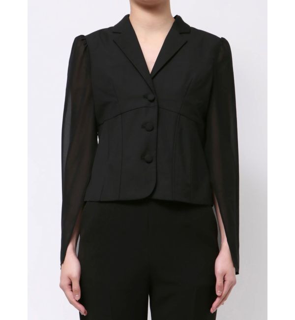 RESEXXY「シアースリーブコルセットジャケット」|テーラードジャケット|