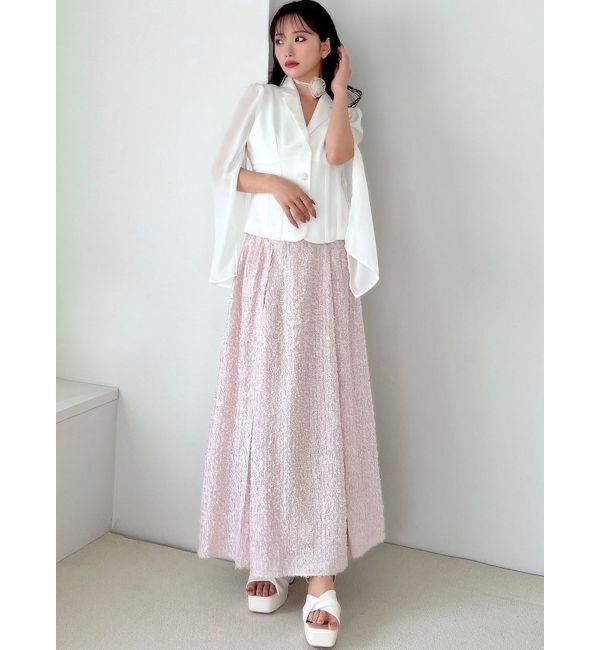 RESEXXY「シアースリーブコルセットジャケット」|テーラードジャケット|