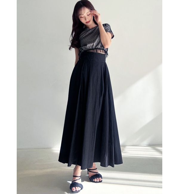 RESEXXY「ドットチュールレイヤードTシャツ」|Tシャツ・カットソー|