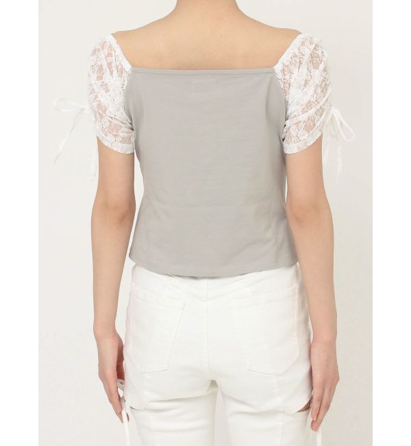 RESEXXY「レースドッキングTシャツ」|Tシャツ・カットソー|
