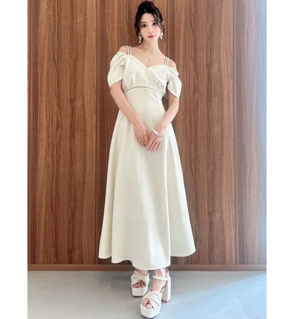 RESEXXY「ダブルストラップフレアワンピース」|ワンピース|