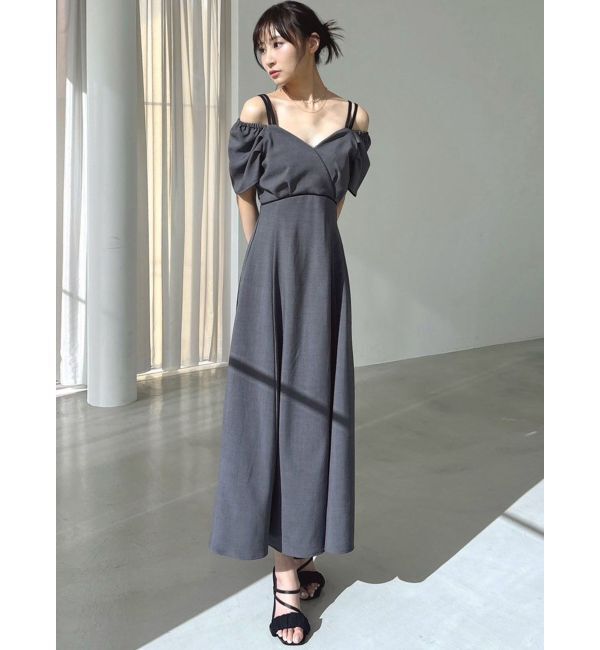 RESEXXY「ダブルストラップフレアワンピース」|ワンピース|