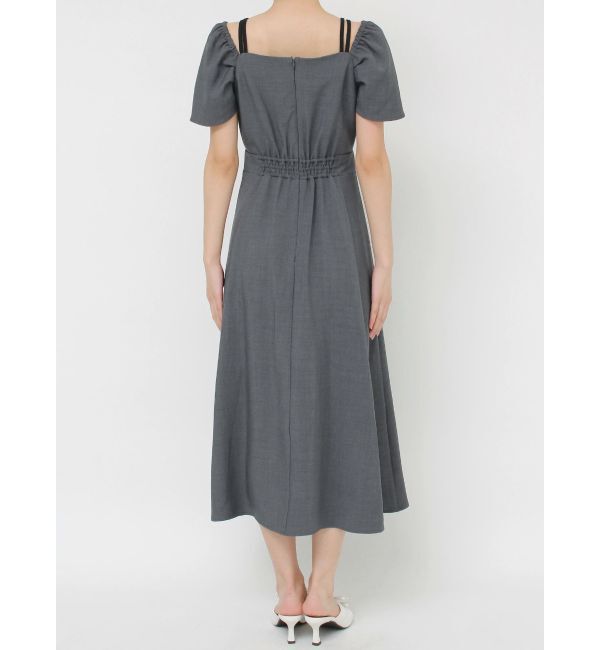 RESEXXY「ダブルストラップフレアワンピース」|ワンピース|