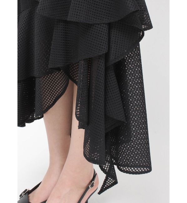 RESEXXY「メッシュラッフルスカート」|スカート|