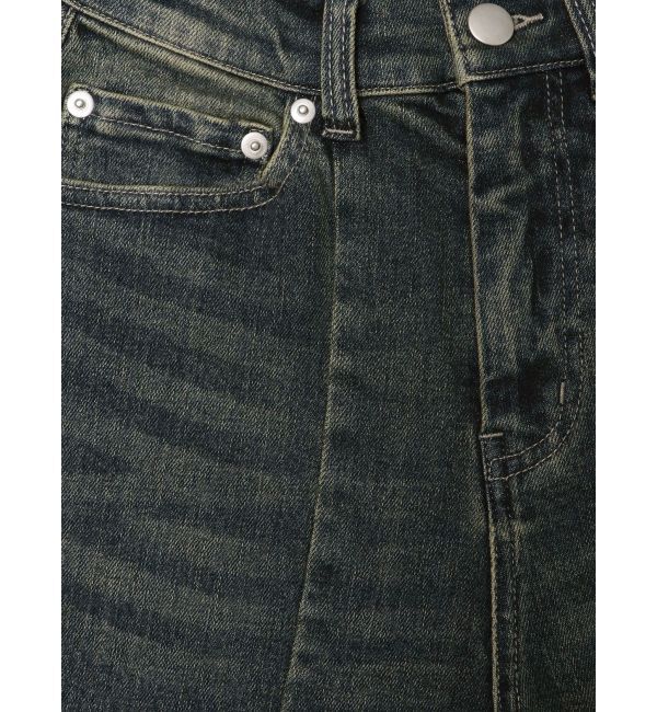 RESEXXY「カットアウトリボンデニムパンツ」|デニム|