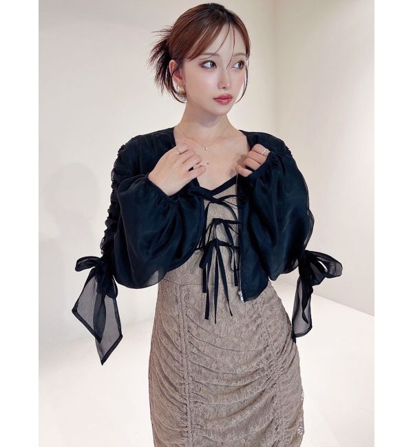 RESEXXY「ビッグリボンシアーブルゾン」|ブルゾン・スタジャン|