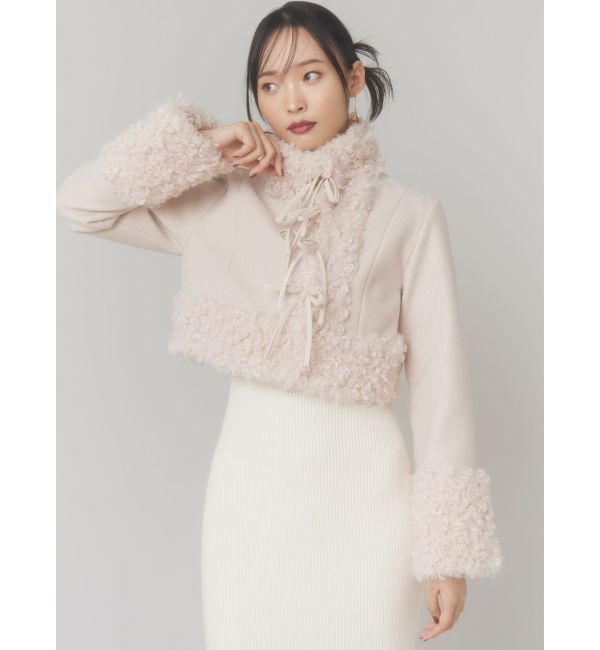 RESEXXY「ポイントフェイクファーブルゾン」|ブルゾン・スタジャン|