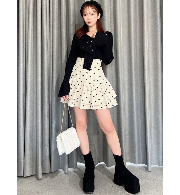 RESEXXY「ラッフルボリュームミニスカート」|スカート|