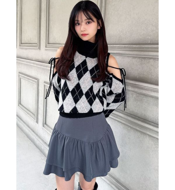 RESEXXY「ラッフルボリュームミニスカート」|スカート|