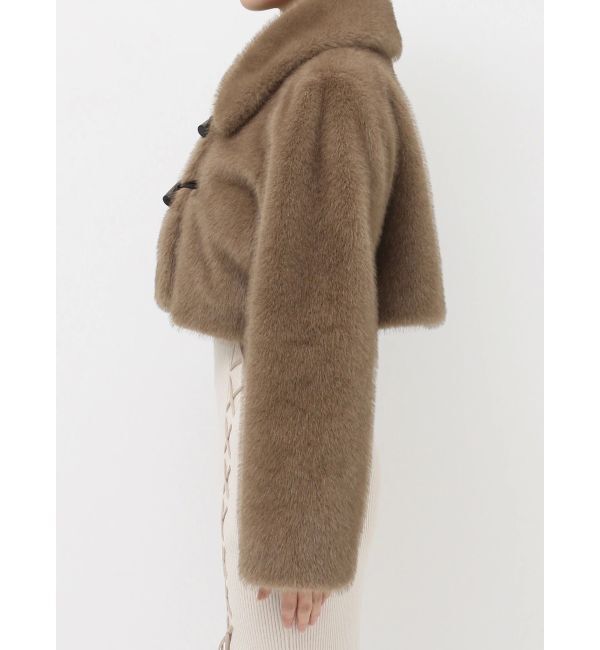 RESEXXY「フェイクファーダッフルブルゾン」|ブルゾン・スタジャン|