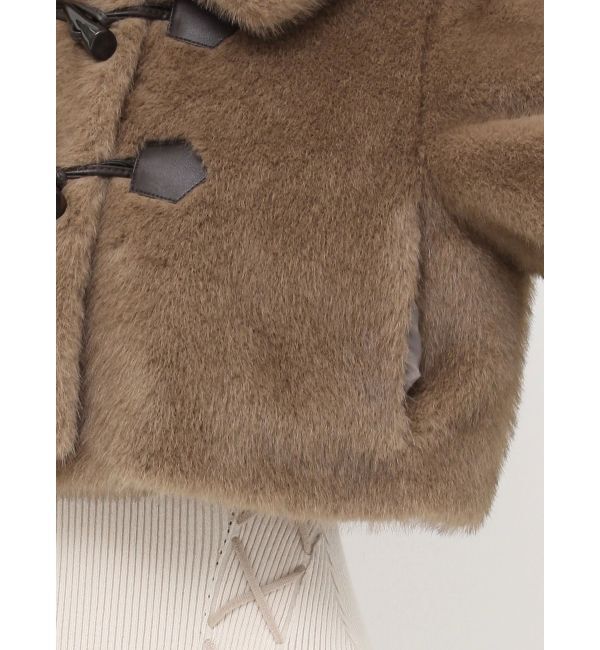 RESEXXY「フェイクファーダッフルブルゾン」|ブルゾン・スタジャン|