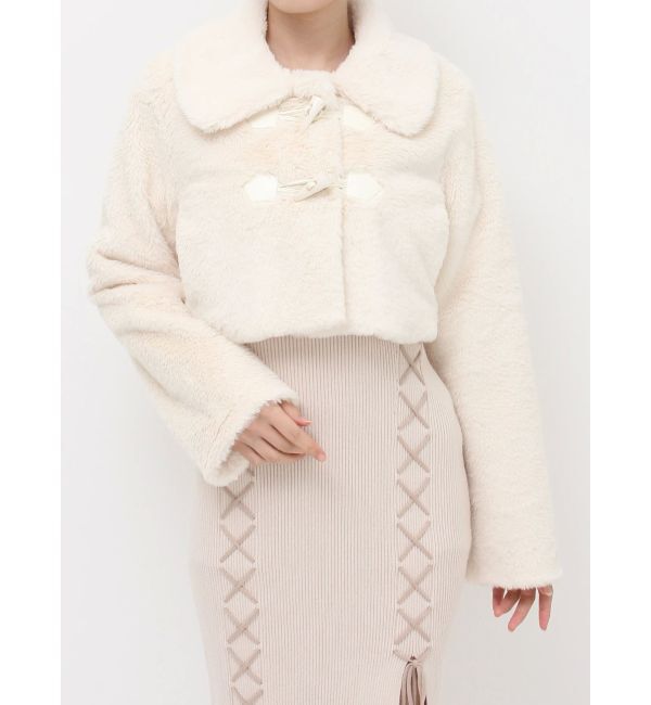 RESEXXY「フェイクファーダッフルブルゾン」|ブルゾン・スタジャン|