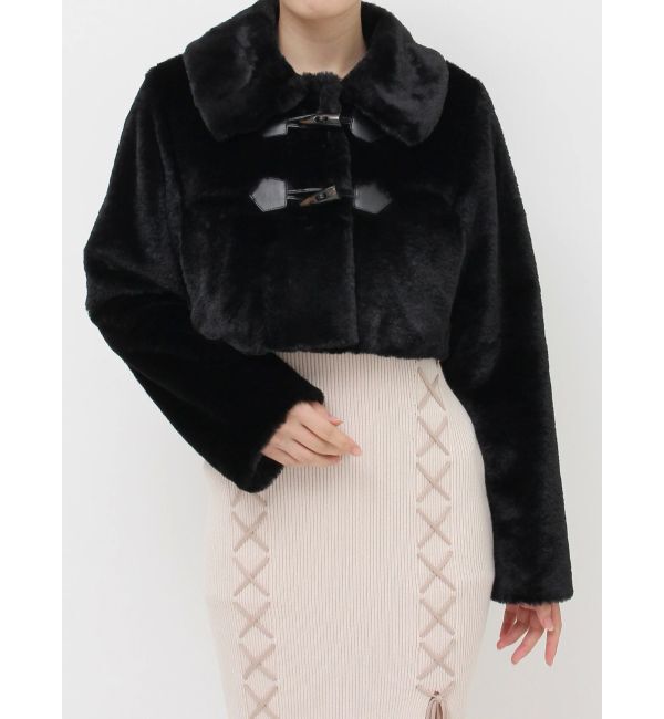 RESEXXY「フェイクファーダッフルブルゾン」|ブルゾン・スタジャン|