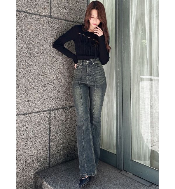 RESEXXY「リボンデザインニットトップス」|ニット・セーター|