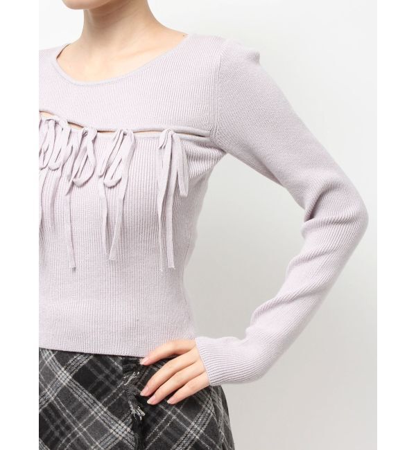 RESEXXY「リボンデザインニットトップス」|ニット・セーター|