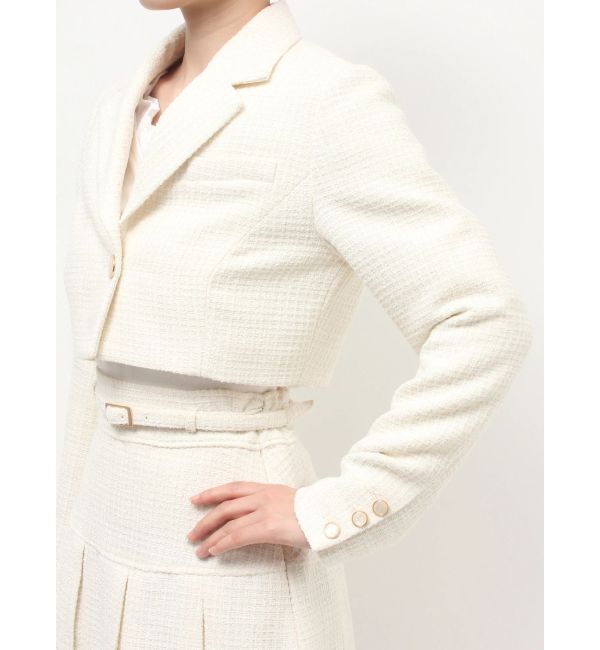 RESEXXY「ツイードクロップドジャケット【セットアップ着用可能】」|その他|