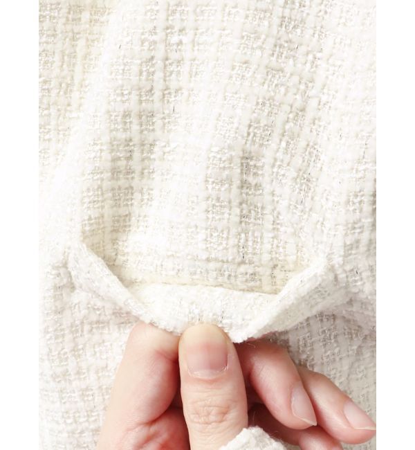 RESEXXY「ツイードクロップドジャケット【セットアップ着用可能】」|その他|