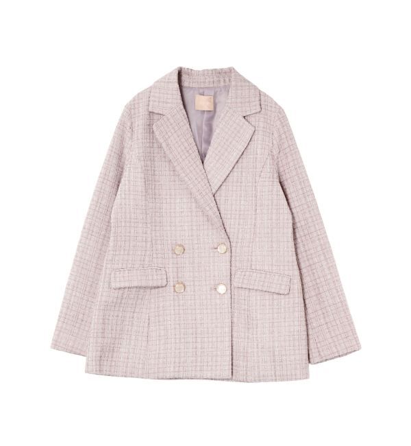 RESEXXY「ツイードミディジャケット【セットアップ着用可能】」|その他|